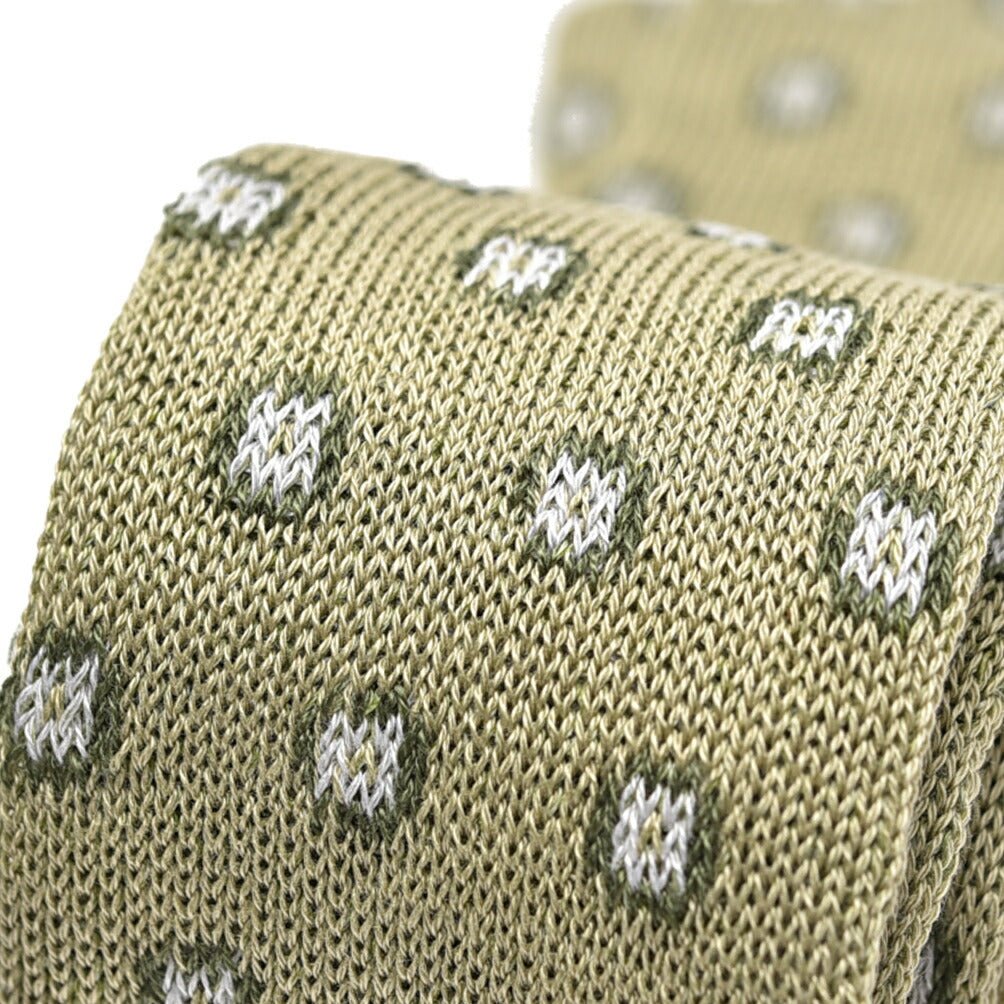 BARBA リネン混コットン 小紋柄ネクタイ ニットタイ / cucito a mano 手縫い仕立て｜428544｜GUARDAROBA MILANO OFFICIAL STORE