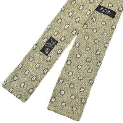 BARBA リネン混コットン 小紋柄ネクタイ ニットタイ / cucito a mano 手縫い仕立て｜428544｜GUARDAROBA MILANO OFFICIAL STORE