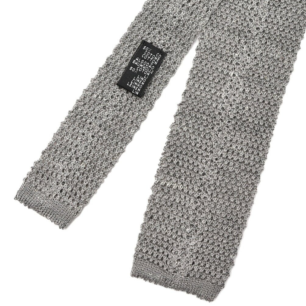 BARBA リネン混コットン ネクタイ ニットタイ / cucito a mano 手縫い仕立て｜428550｜GUARDAROBA MILANO OFFICIAL STORE