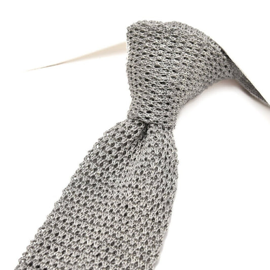 BARBA リネン混コットン ネクタイ ニットタイ / cucito a mano 手縫い仕立て｜428550｜GUARDAROBA MILANO OFFICIAL STORE