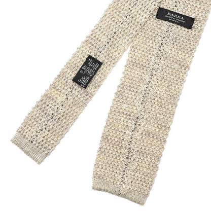 BARBA リネン混コットン ドット柄ネクタイ ニットタイ / cucito a mano 手縫い仕立て｜428555｜GUARDAROBA MILANO OFFICIAL STORE