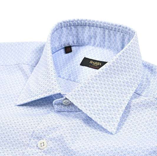 BARBA CULTO コットン100% ワイドカラードレスシャツ｜435585｜GUARDAROBA MILANO OFFICIAL STORE