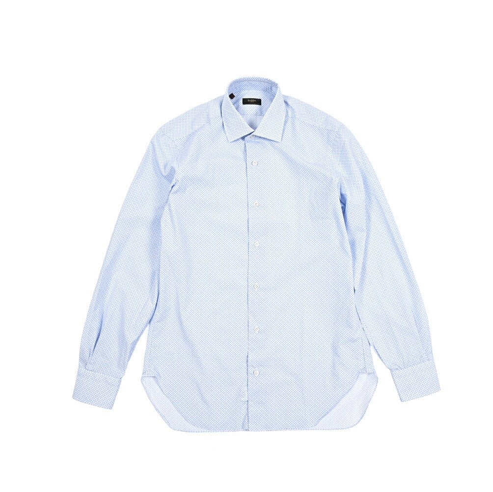 BARBA CULTO コットン100% ワイドカラードレスシャツ｜435592｜GUARDAROBA MILANO OFFICIAL STORE