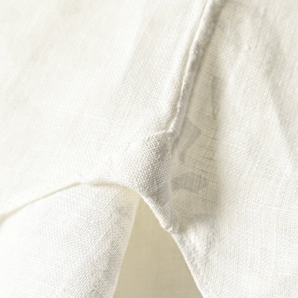 BARBA CULTO リネン100% スキッパーカラーシャツ 開襟シャツ｜435699｜GUARDAROBA MILANO OFFICIAL STORE