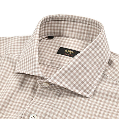 BARBA CULTO コットン100% ホリゾンタルカラーシャツ｜435705｜GUARDAROBA MILANO OFFICIAL STORE