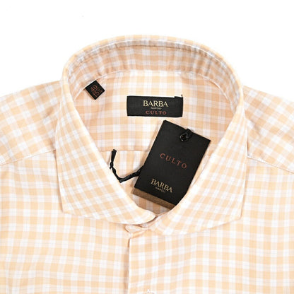 BARBA CULTO コットン100% ホリゾンタルカラーシャツ｜435706｜GUARDAROBA MILANO OFFICIAL STORE