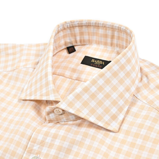 BARBA CULTO コットン100% ホリゾンタルカラーシャツ｜435706｜GUARDAROBA MILANO OFFICIAL STORE