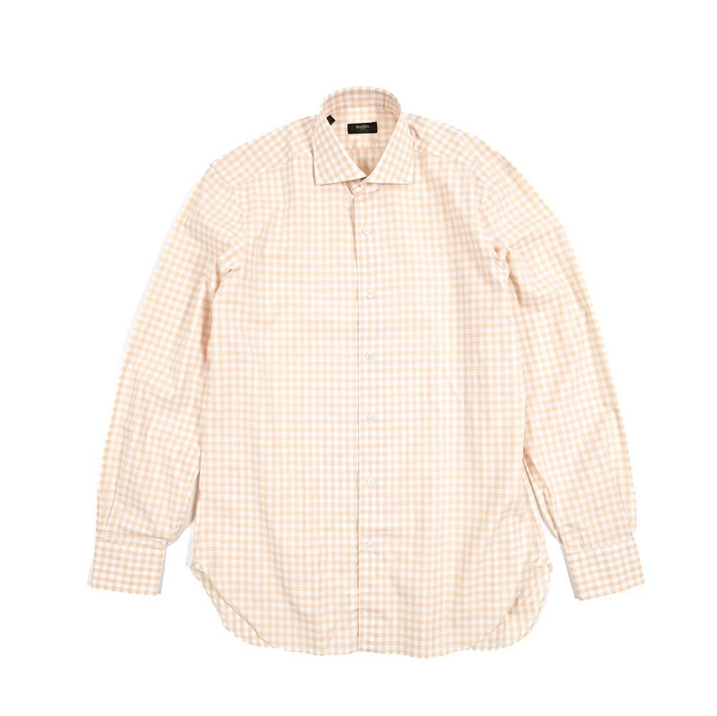 BARBA CULTO コットン100% ホリゾンタルカラーシャツ｜435706｜GUARDAROBA MILANO OFFICIAL STORE