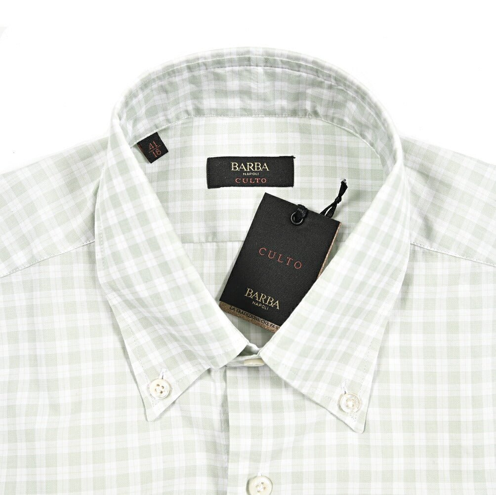 BARBA CULTO コットン100% ボタンダウンシャツ｜435707｜GUARDAROBA MILANO OFFICIAL STORE