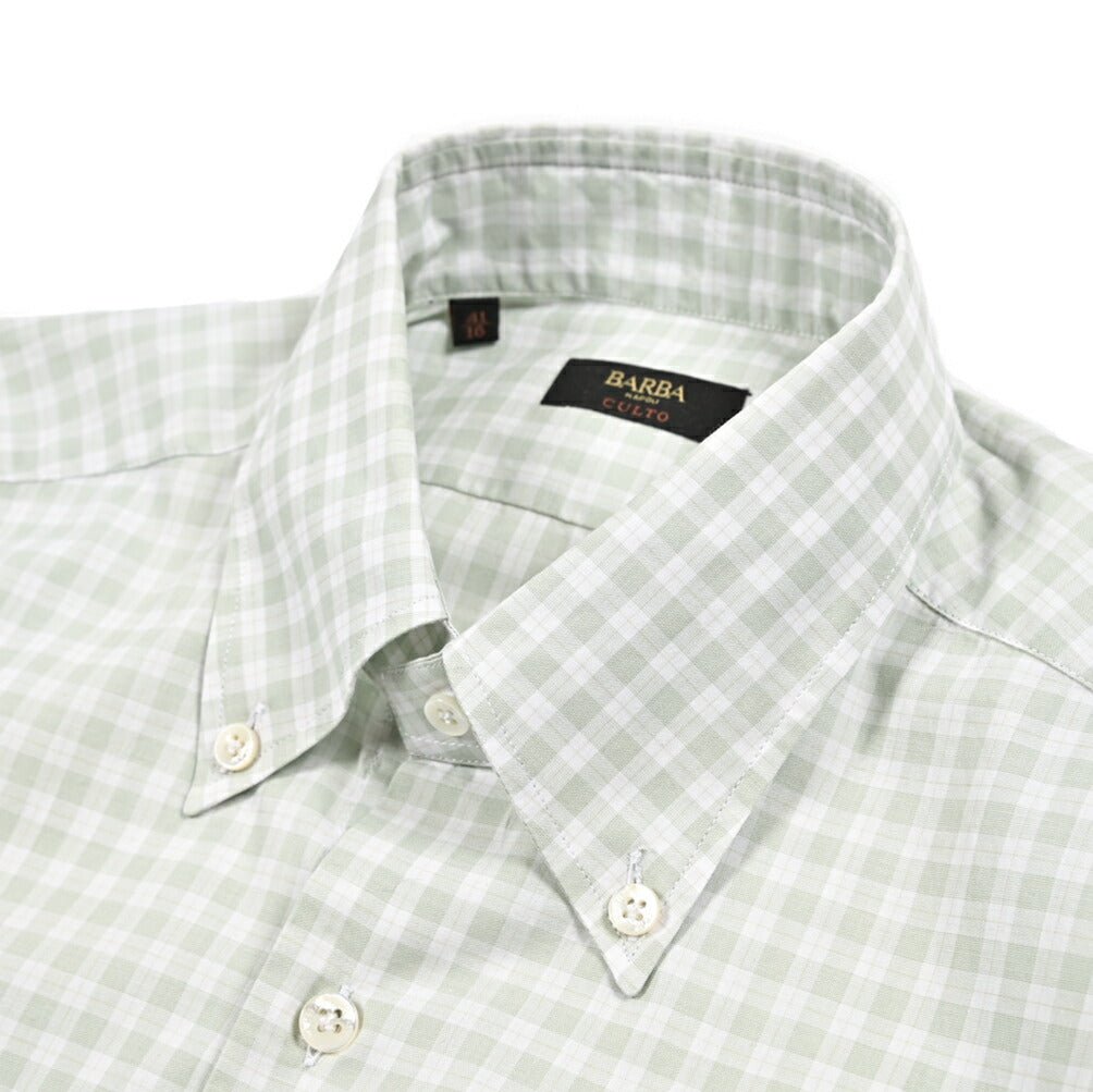 BARBA CULTO コットン100% ボタンダウンシャツ｜435707｜GUARDAROBA MILANO OFFICIAL STORE