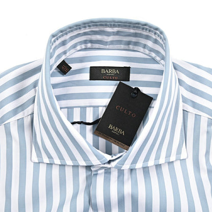BARBA CULTO コットン100% ホリゾンタルカラーシャツ｜435711｜GUARDAROBA MILANO OFFICIAL STORE