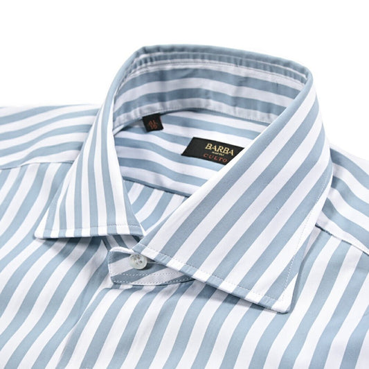 BARBA CULTO コットン100% ホリゾンタルカラーシャツ｜435711｜GUARDAROBA MILANO OFFICIAL STORE