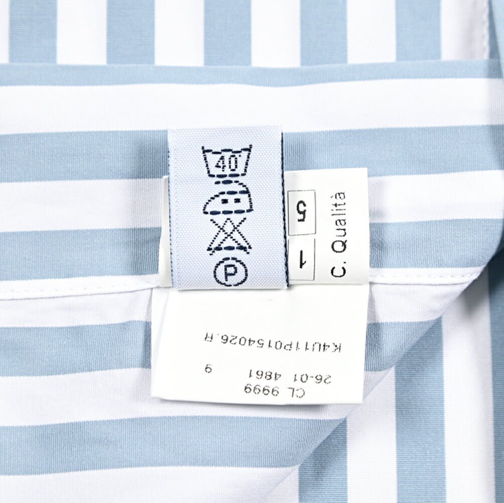 BARBA CULTO コットン100% ホリゾンタルカラーシャツ｜435711｜GUARDAROBA MILANO OFFICIAL STORE