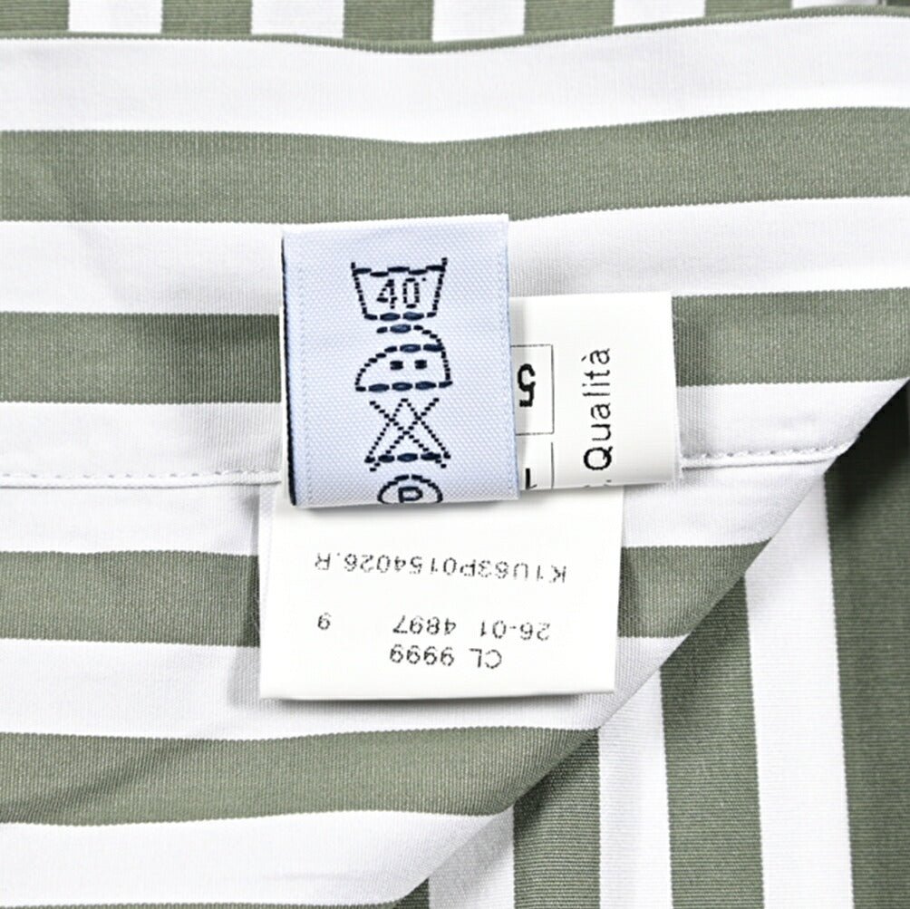 BARBA CULTO コットン100% ホリゾンタルカラーシャツ｜435713｜GUARDAROBA MILANO OFFICIAL STORE