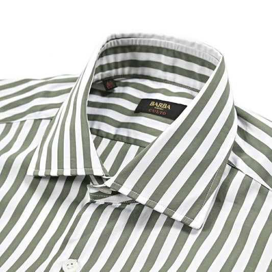 BARBA CULTO コットン100% ホリゾンタルカラーシャツ｜435713｜GUARDAROBA MILANO OFFICIAL STORE