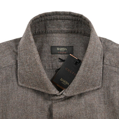 BARBA CULTO コットン100% ホリゾンタルカラーシャツ｜435717｜GUARDAROBA MILANO OFFICIAL STORE