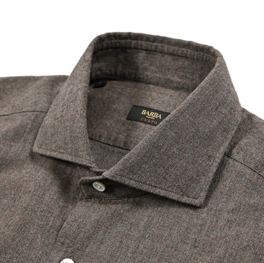 BARBA CULTO コットン100% ホリゾンタルカラーシャツ｜435717｜GUARDAROBA MILANO OFFICIAL STORE