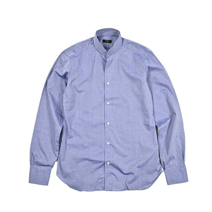 BARBA CULTO コットン100% スタンドカラースキッパーシャツ｜435724｜GUARDAROBA MILANO OFFICIAL STORE