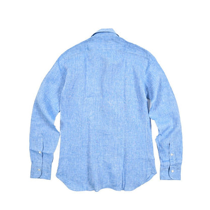 BARBA CULTO リネン100% スキッパーカラーシャツ 開襟シャツ｜435725｜GUARDAROBA MILANO OFFICIAL STORE