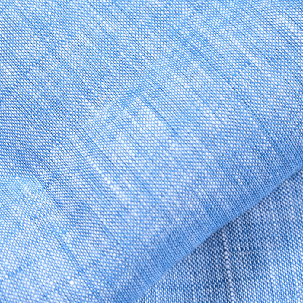 BARBA CULTO リネン100% スキッパーカラーシャツ 開襟シャツ｜435725｜GUARDAROBA MILANO OFFICIAL STORE