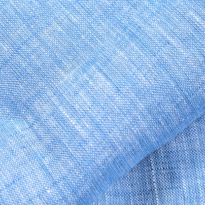 BARBA CULTO リネン100% スキッパーカラーシャツ 開襟シャツ｜435725｜GUARDAROBA MILANO OFFICIAL STORE