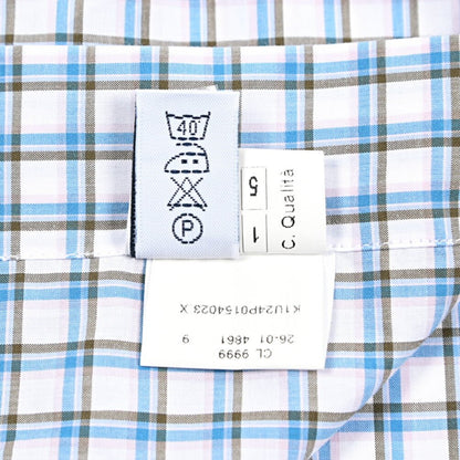 BARBA CULTO コットン100% ホリゾンタルカラーシャツ｜435733｜GUARDAROBA MILANO OFFICIAL STORE