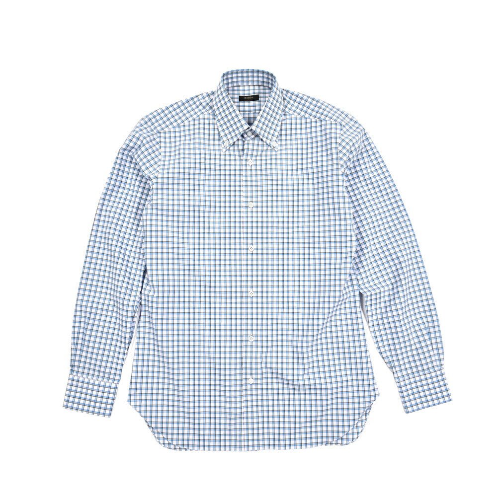 BARBA CULTO コットン100% ホリゾンタルカラーシャツ｜435733｜GUARDAROBA MILANO OFFICIAL STORE
