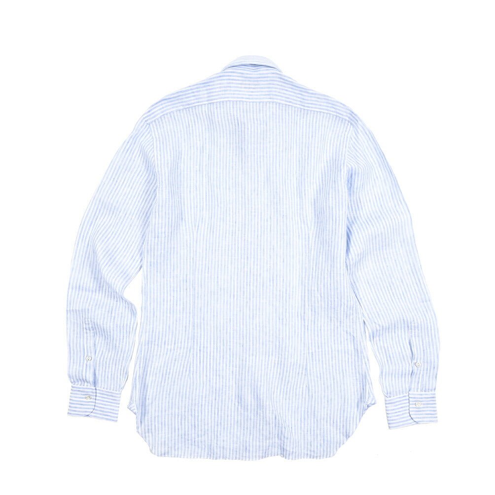 BARBA CULTO リネン100% ホリゾンタルカラーシャツ｜435734｜GUARDAROBA MILANO OFFICIAL STORE