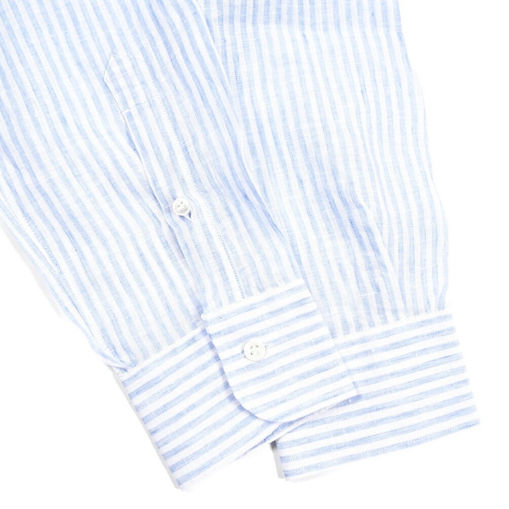 BARBA CULTO リネン100% ホリゾンタルカラーシャツ｜435734｜GUARDAROBA MILANO OFFICIAL STORE