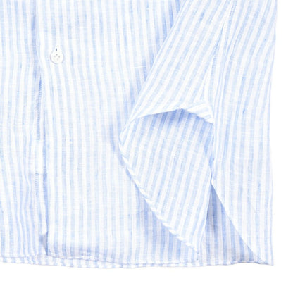 BARBA CULTO リネン100% ホリゾンタルカラーシャツ｜435734｜GUARDAROBA MILANO OFFICIAL STORE