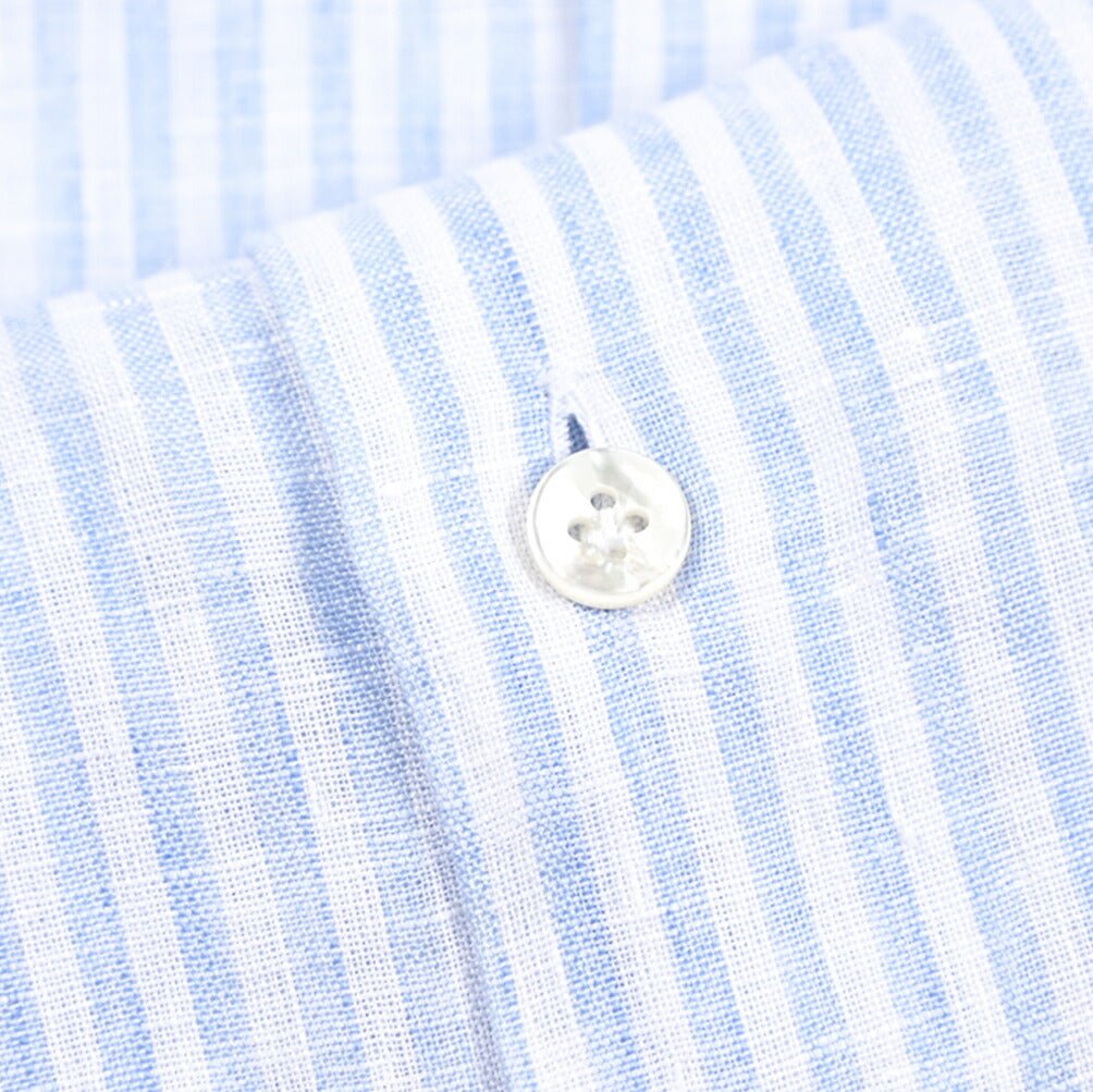 BARBA CULTO リネン100% ホリゾンタルカラーシャツ｜435734｜GUARDAROBA MILANO OFFICIAL STORE