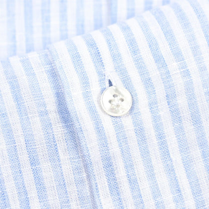 BARBA CULTO リネン100% ホリゾンタルカラーシャツ｜435734｜GUARDAROBA MILANO OFFICIAL STORE