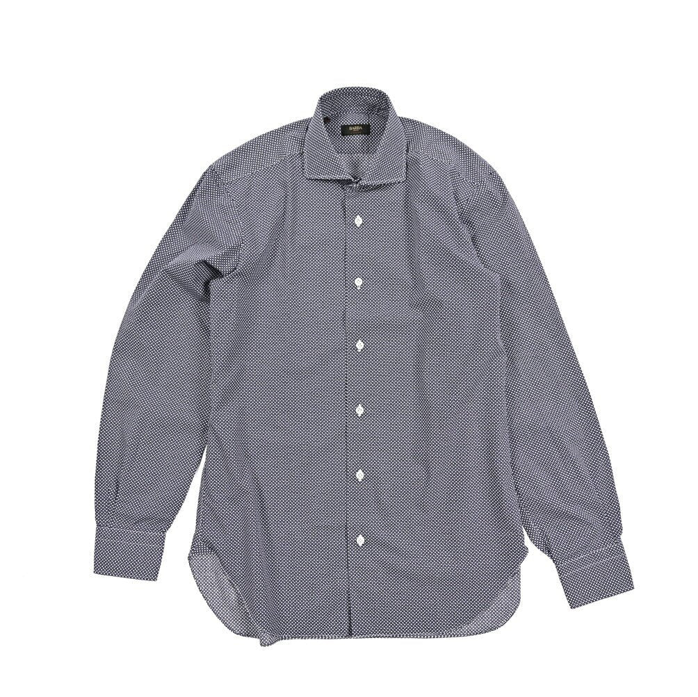 BARBA CULTO コットン100% ホリゾンタルカラーシャツ｜435739｜GUARDAROBA MILANO OFFICIAL STORE