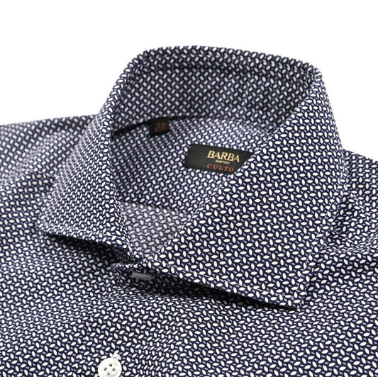 BARBA CULTO コットン100% ホリゾンタルカラーシャツ｜435739｜GUARDAROBA MILANO OFFICIAL STORE
