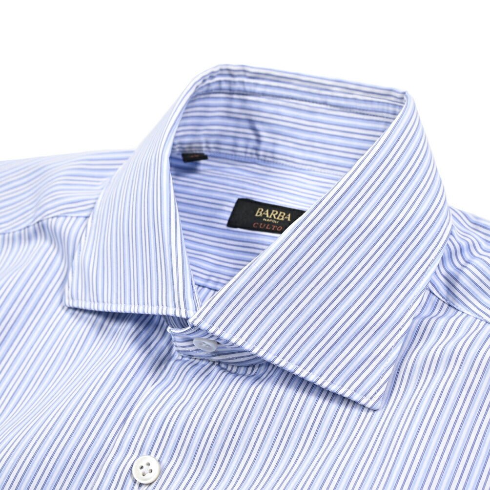 BARBA CULTO コットン100% ホリゾンタルカラーシャツ｜435745｜GUARDAROBA MILANO OFFICIAL STORE