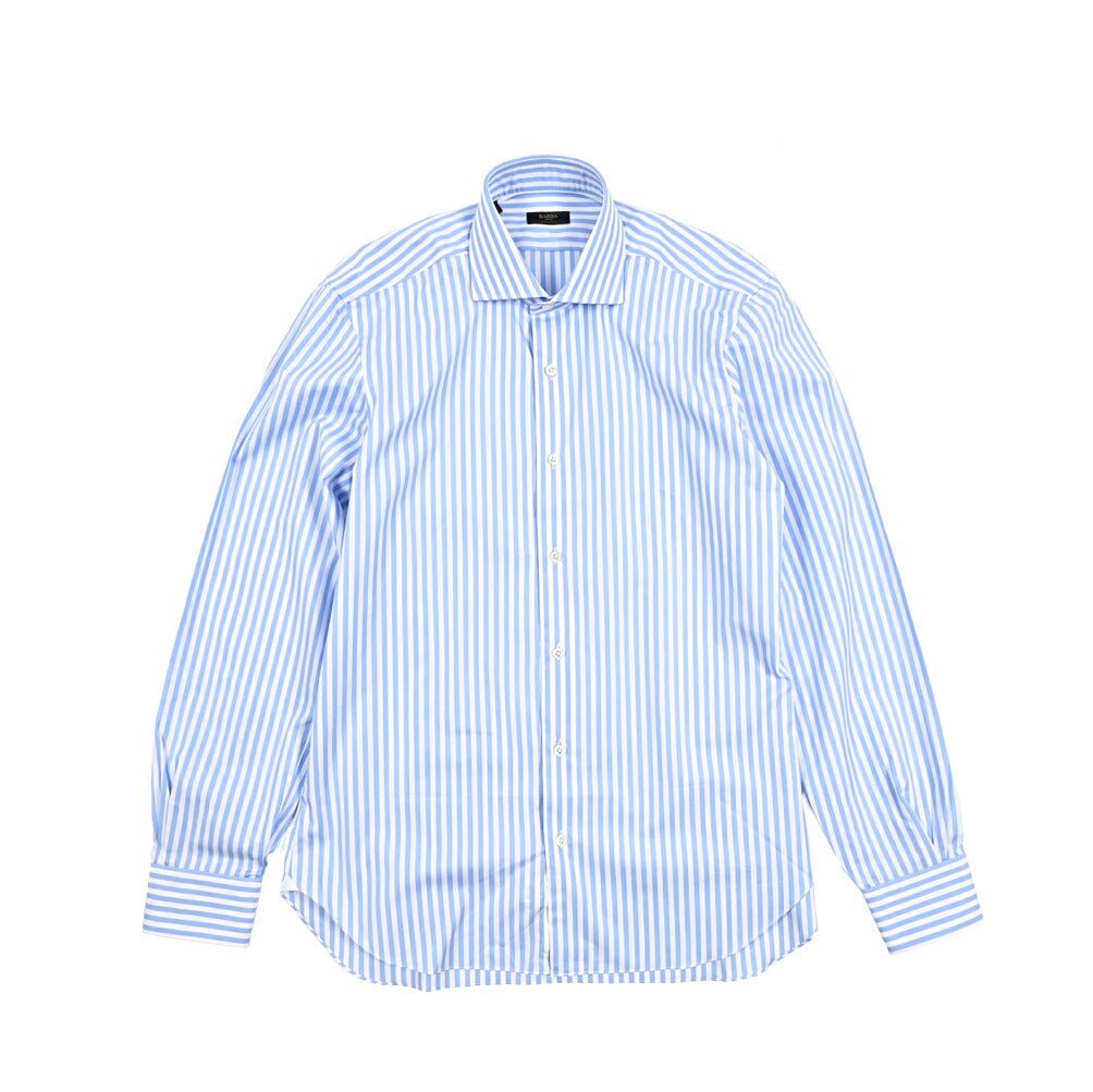 BARBA CULTO コットン100% ホリゾンタルカラーシャツ｜435748｜GUARDAROBA MILANO OFFICIAL STORE