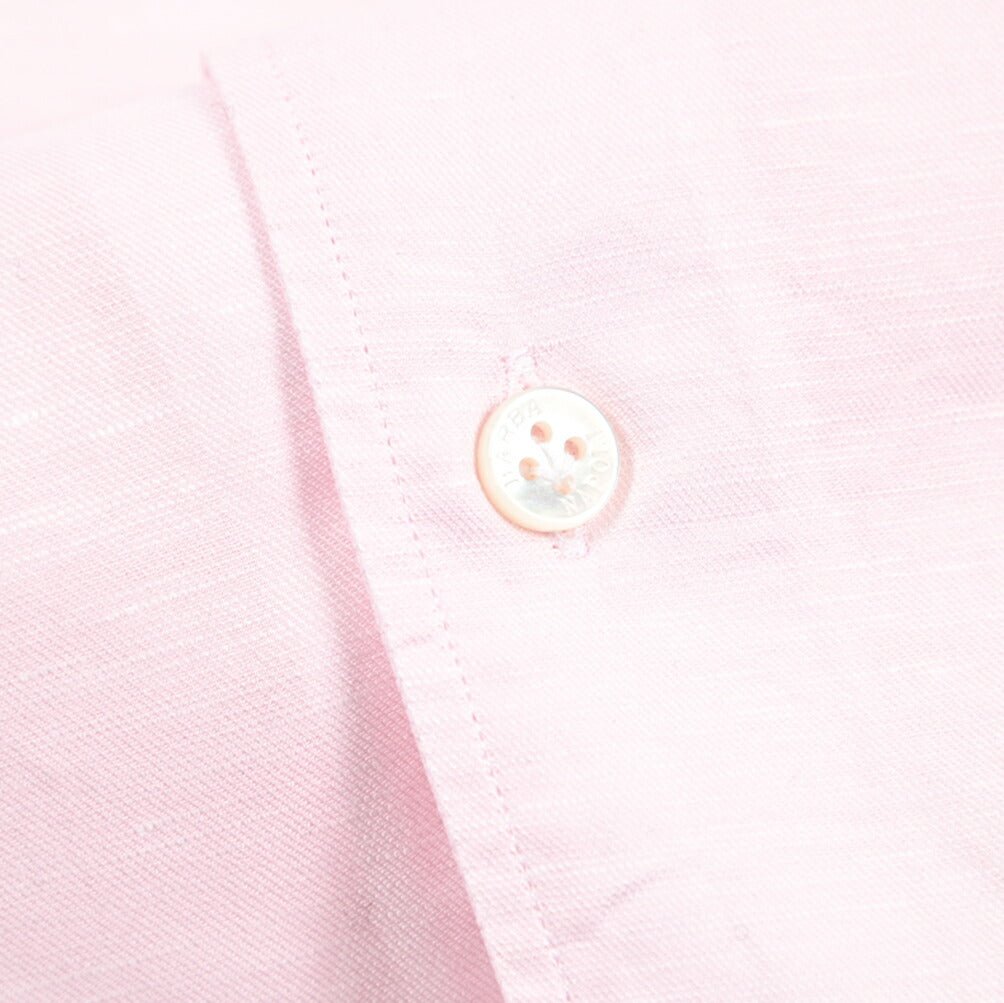 BARBA CULTO リネン混コットン ボタンダウンシャツ｜435703｜GUARDAROBA MILANO OFFICIAL STORE