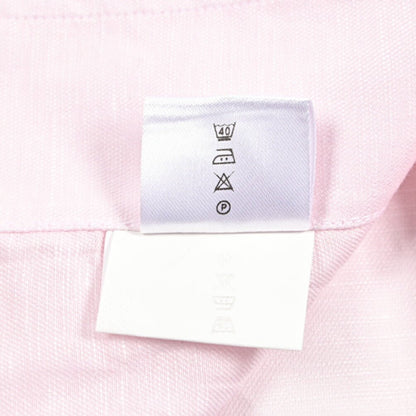 BARBA CULTO リネン混コットン ボタンダウンシャツ｜435703｜GUARDAROBA MILANO OFFICIAL STORE