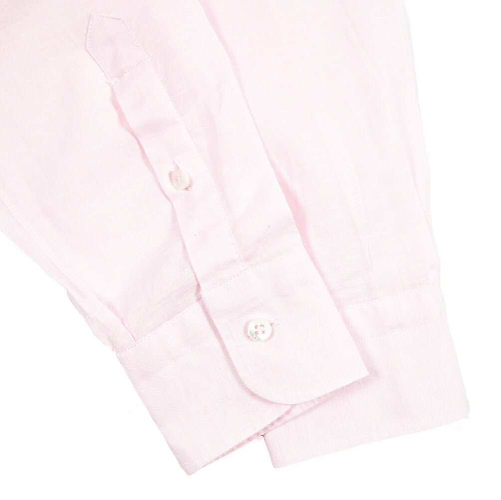 BARBA CULTO リネン混コットン ボタンダウンシャツ｜435703｜GUARDAROBA MILANO OFFICIAL STORE