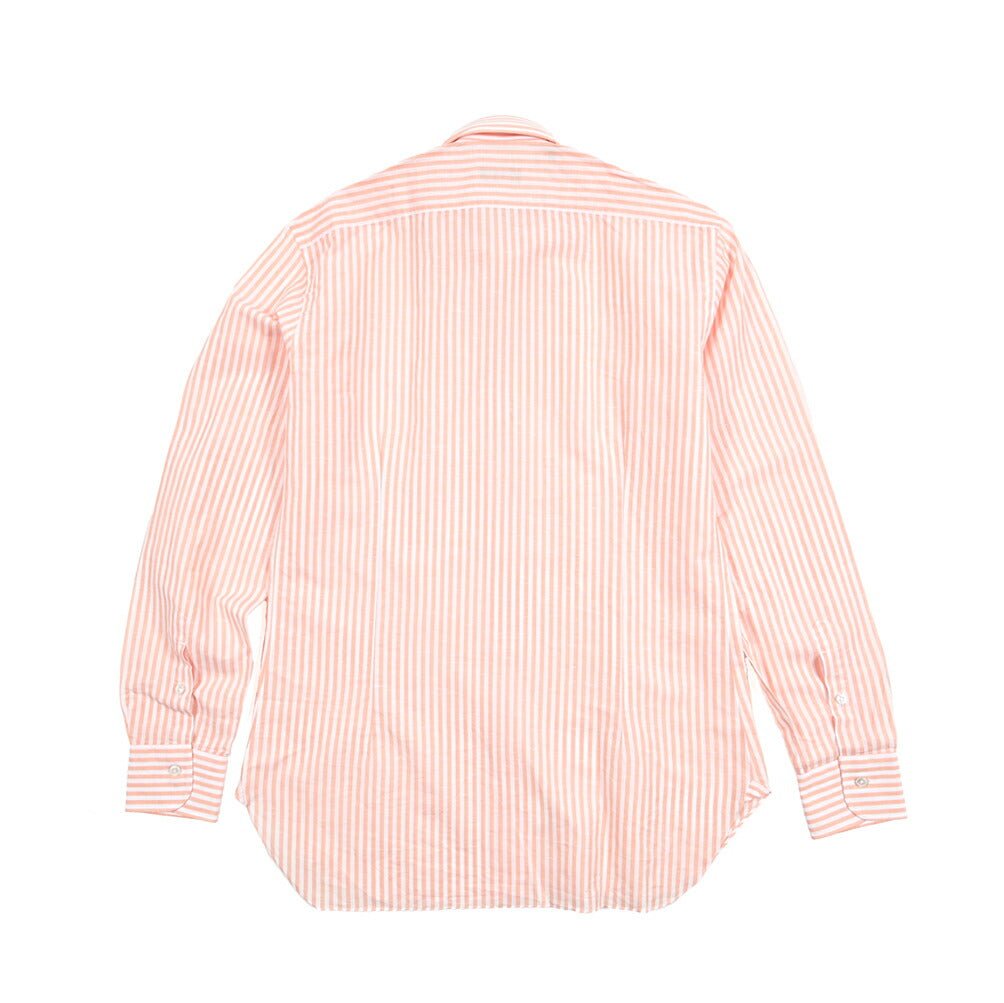 BARBA CULTO リネン混コットン ホリゾンタルカラーシャツ｜435708｜GUARDAROBA MILANO OFFICIAL STORE