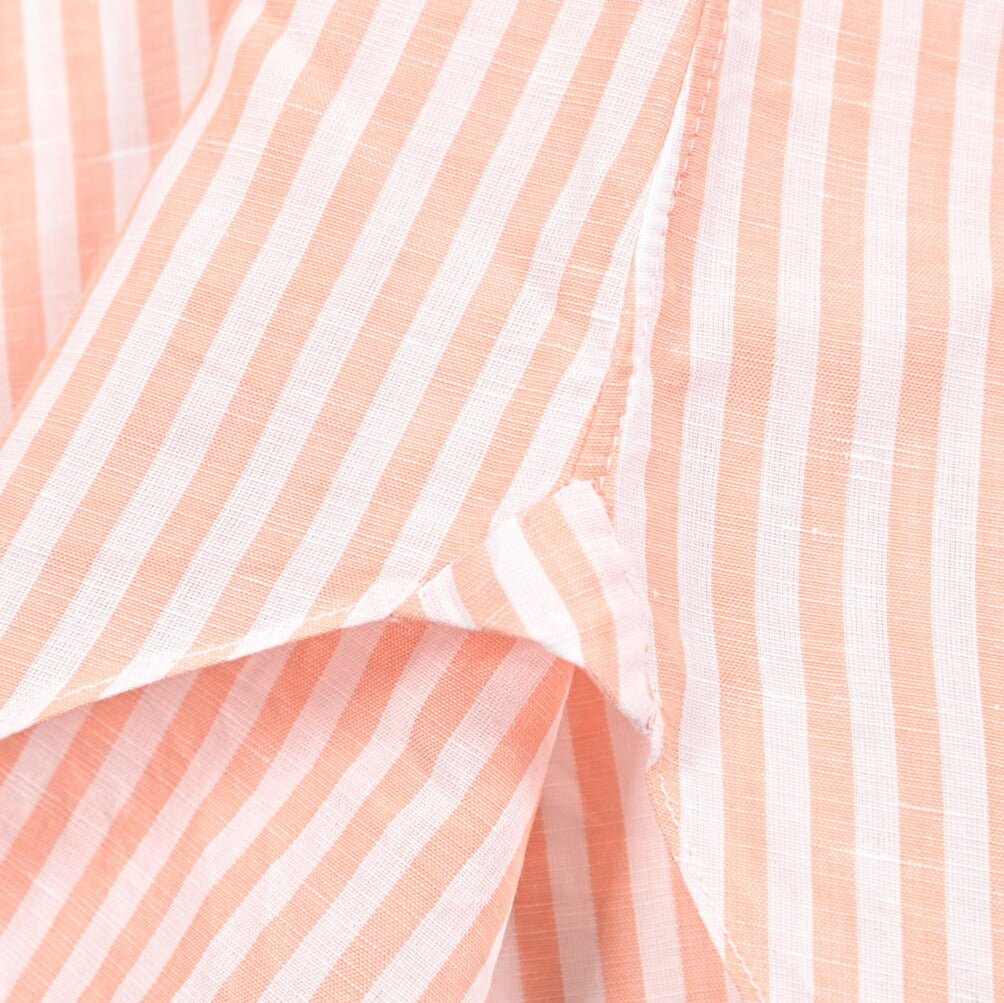 BARBA CULTO リネン混コットン ホリゾンタルカラーシャツ｜435708｜GUARDAROBA MILANO OFFICIAL STORE