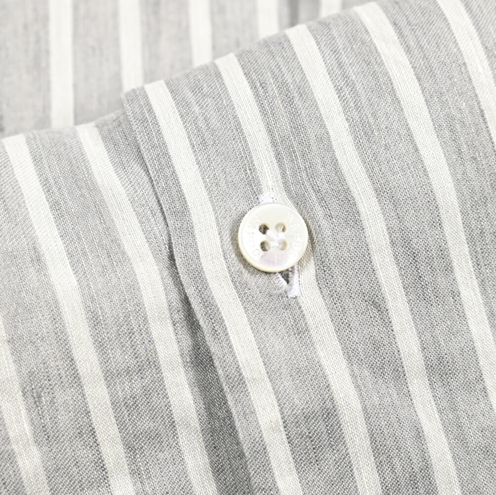 BARBA CULTO リヨセル混コットン ホリゾンタルカラーシャツ｜435709｜GUARDAROBA MILANO OFFICIAL STORE