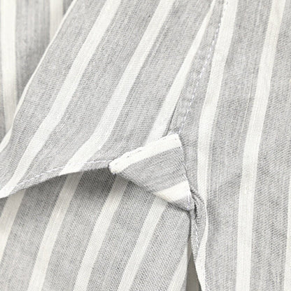 BARBA CULTO リヨセル混コットン ホリゾンタルカラーシャツ｜435709｜GUARDAROBA MILANO OFFICIAL STORE