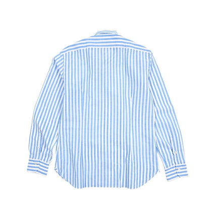BARBA CULTO リネン混コットン スキッパーカラーシャツ 開襟シャツ｜435722｜GUARDAROBA MILANO OFFICIAL STORE