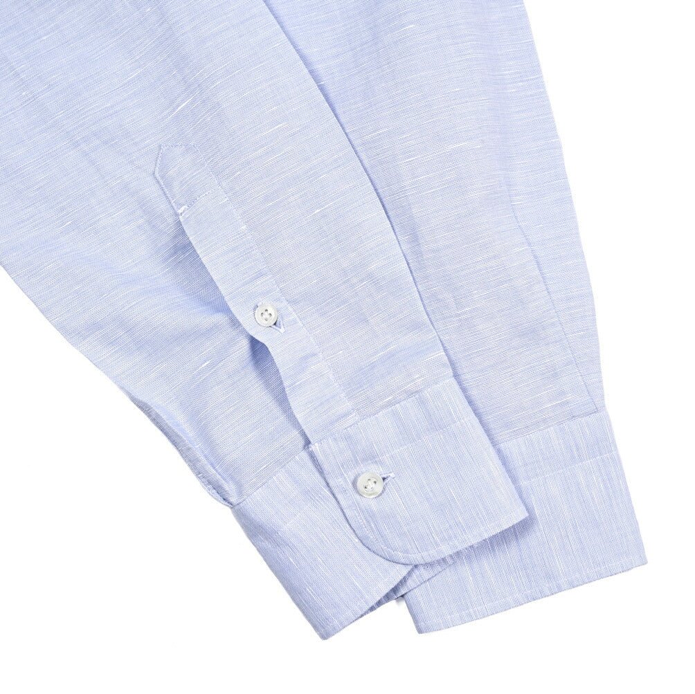 BARBA CULTO リネン混コットン スキッパーカラーシャツ 開襟シャツ｜435723｜GUARDAROBA MILANO OFFICIAL STORE
