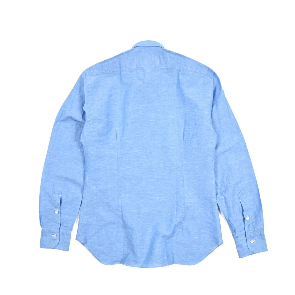 BARBA CULTO コットン混リネン ボタンダウンシャツ｜435727｜GUARDAROBA MILANO OFFICIAL STORE