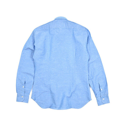 BARBA CULTO コットン混リネン ボタンダウンシャツ｜435727｜GUARDAROBA MILANO OFFICIAL STORE