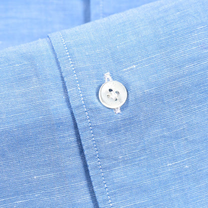BARBA CULTO コットン混リネン ボタンダウンシャツ｜435727｜GUARDAROBA MILANO OFFICIAL STORE