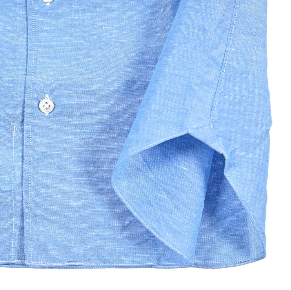 BARBA CULTO コットン混リネン ボタンダウンシャツ｜435727｜GUARDAROBA MILANO OFFICIAL STORE