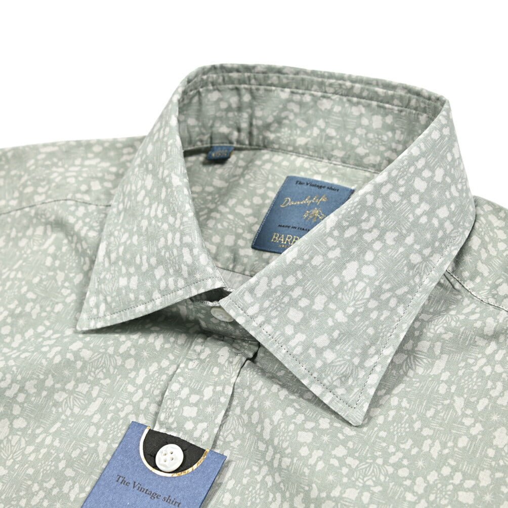 BARBA DANDYLIFE コットン100% ワイドカラードレスシャツ｜435587｜GUARDAROBA MILANO OFFICIAL STORE